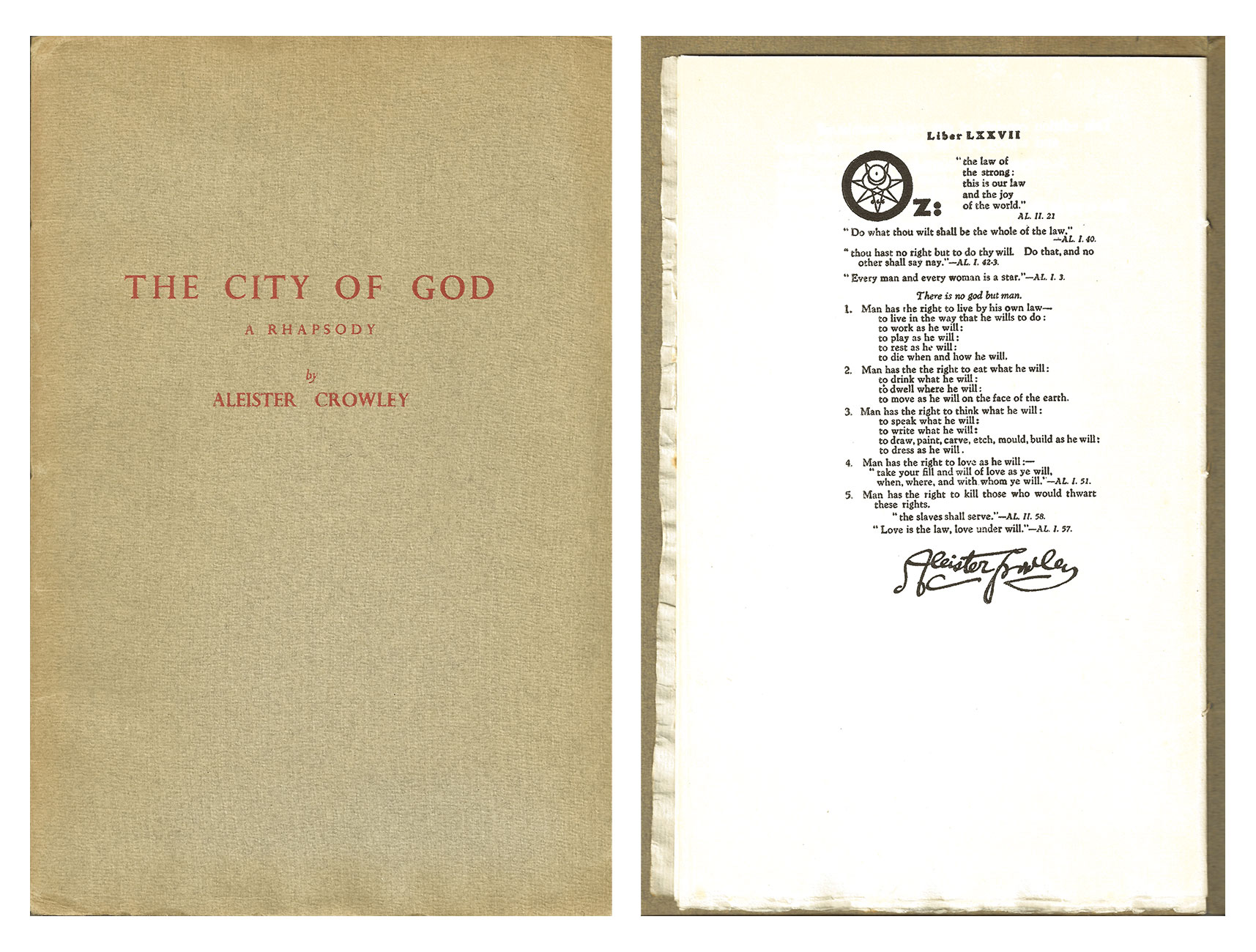 City of God cover and OZ