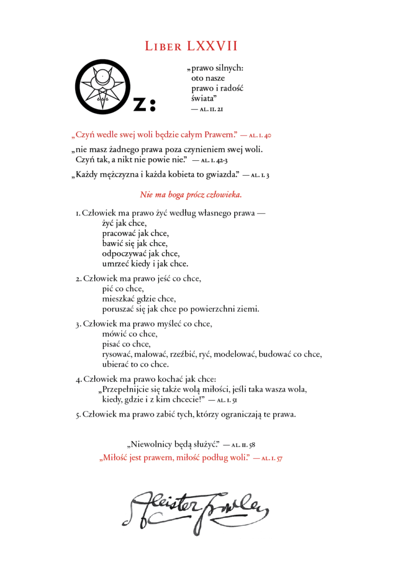 Liber OZ in Polish
